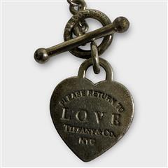 Tiffany & Co. Return to Tiffany Enamel Sterling Silver Bracelet
